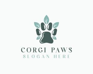 Eco Paw Veterinary logo design