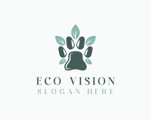 Eco Paw Veterinary logo design