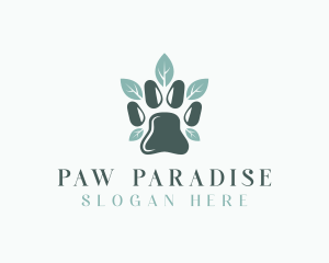 Eco Paw Veterinary logo design