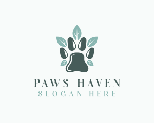 Eco Paw Veterinary logo design