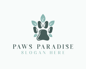 Eco Paw Veterinary logo design