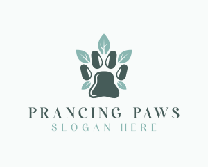 Eco Paw Veterinary logo design