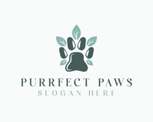 Eco Paw Veterinary logo design