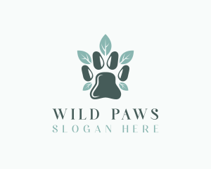 Eco Paw Veterinary logo design