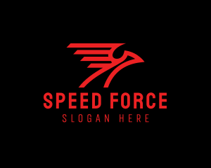 Velocity - Fast Bird Logistics logo design