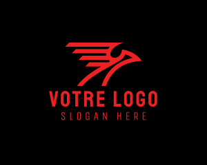 Wing - Fast Bird Logistics logo design