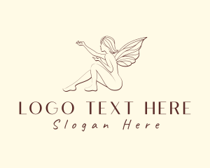 Mythical - Magical Fairy Beauty Product logo design