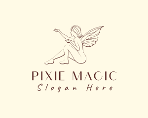Pixie - Magical Fairy Beauty Product logo design