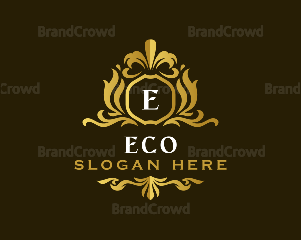 Elegant Decorative Crest Logo