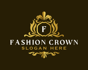 Elegant Decorative Crest logo design