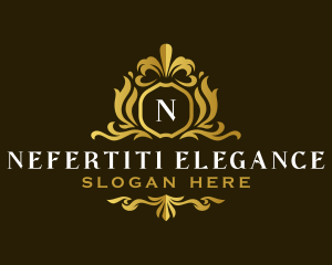 Elegant Decorative Crest logo design