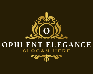 Baroque - Elegant Decorative Crest logo design