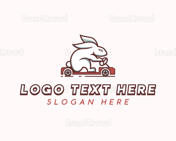 Rabbit Delivery Driver Logo