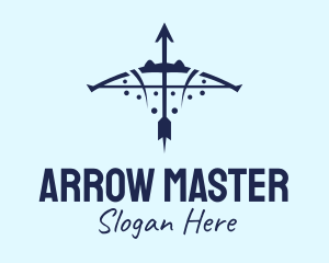 Archery - Hunter Blue Archery logo design