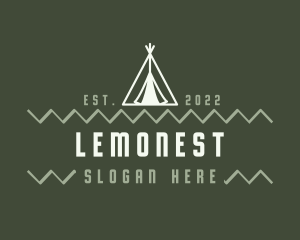 Adventure - Camping Tent Adventure logo design