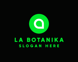 Green - Green Pin Locator logo design
