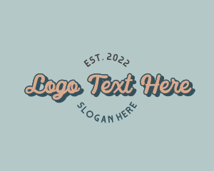 Statement - Retro Fashion Wordmark logo design