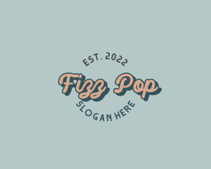 Bubbly - Retro Fashion Wordmark logo design