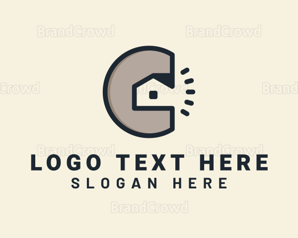 Home Builder Letter C Logo