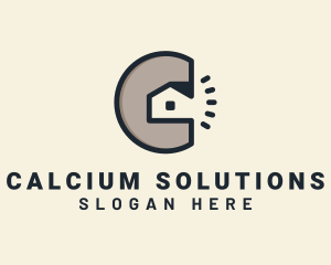 Home Builder Letter C logo design