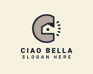 Home Builder Letter C logo design