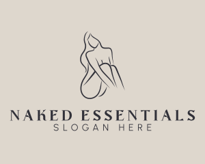 Bare - Flawless Woman Model logo design