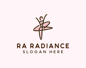 Ballerina Dancer Ballet logo design