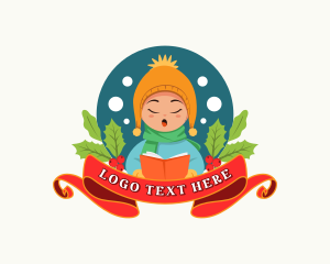 Christmas Holiday Caroler  Logo