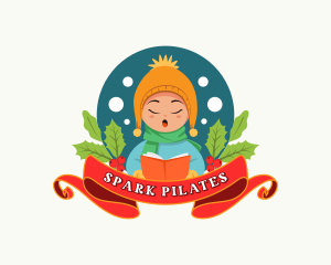 Christmas Holiday Caroler  Logo