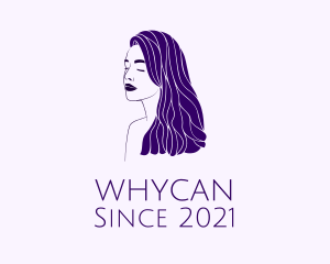 Woman - Violet Beauty Salon logo design