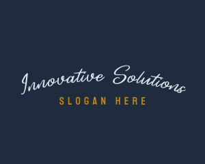 Cursive Generic Wordmark Logo