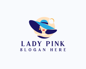 Fashion Lady Hat logo design