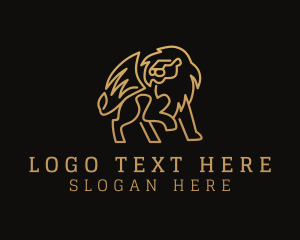 Mythical Creature - Deluxe Lion Company logo design