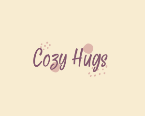 Cuddly - Cute Girly Wordmark logo design