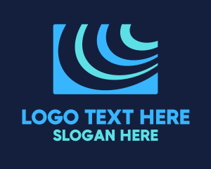 Technology - Abstract Tech Signal logo design