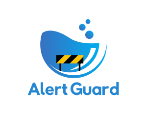 Warning - Water Hazard Sign logo design