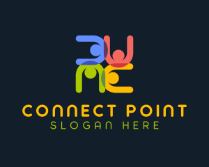 Meeting - Social Group Organization logo design
