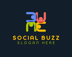 Social Group Organization logo design