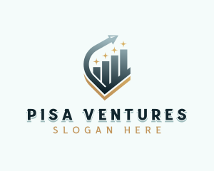 Venture Capital Arrow Graph logo design