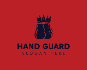 Glove - Boxing Glove Crown logo design