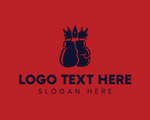 Boxing Glove Crown Logo