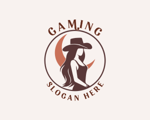 Cowgirl Woman Rodeo Logo