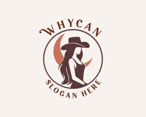 Cowgirl Woman Rodeo Logo