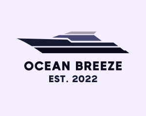 Cruising - Sailing Boat Yacht logo design