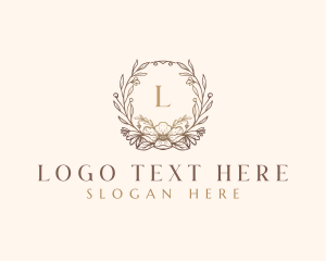 Spa - Frame Flower Floral logo design