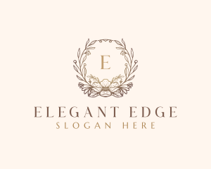 Frame Flower Floral logo design