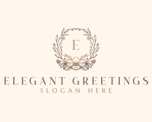 Frame Flower Floral logo design