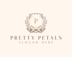 Frame Flower Floral logo design