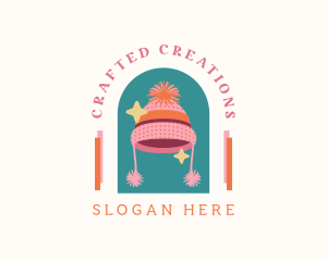 Handmade - Handmade Crochet Hat logo design