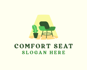 Chair Interior Furniture logo design